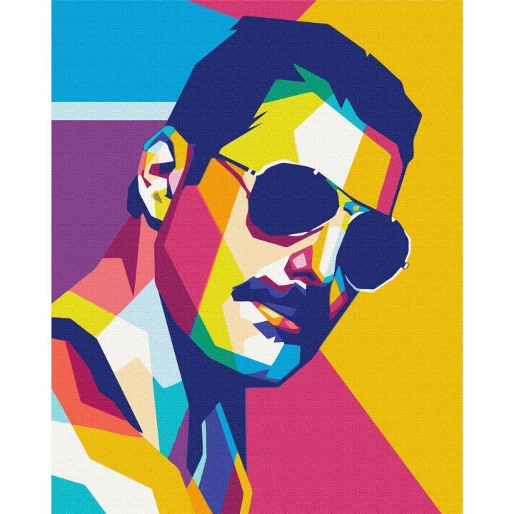 Obraz do samodzielnego malowania - Kolorowy Freddie