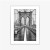 Plakat Wiszący Most Brookliński W Czarno Białych Kolorach
