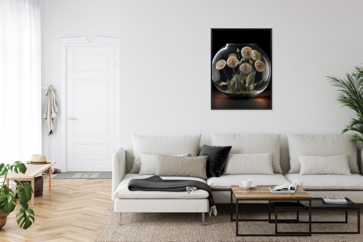 Plakat Dmuchawce W Szklanej Kuli