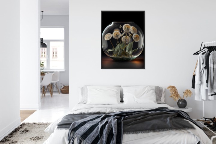 Plakat Dmuchawce W Szklanej Kuli