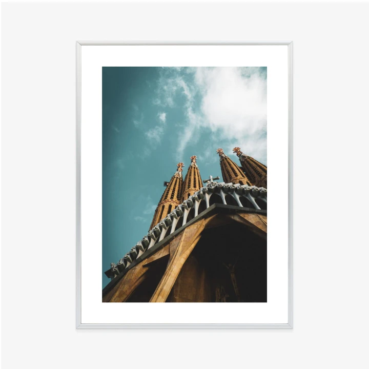 Plakat La Sagrada Familia Kościół W Barcelonie