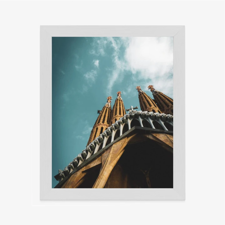 Plakat La Sagrada Familia Kościół W Barcelonie