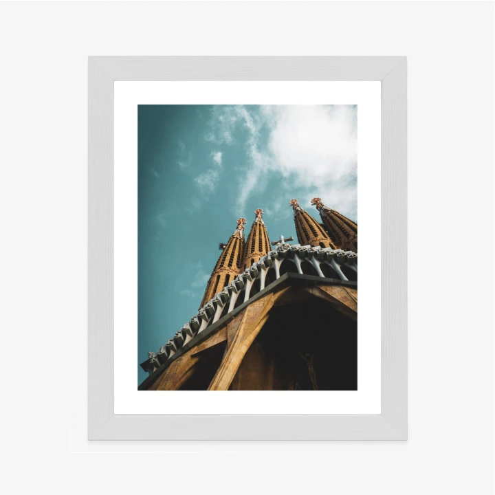 Plakat La Sagrada Familia Kościół W Barcelonie