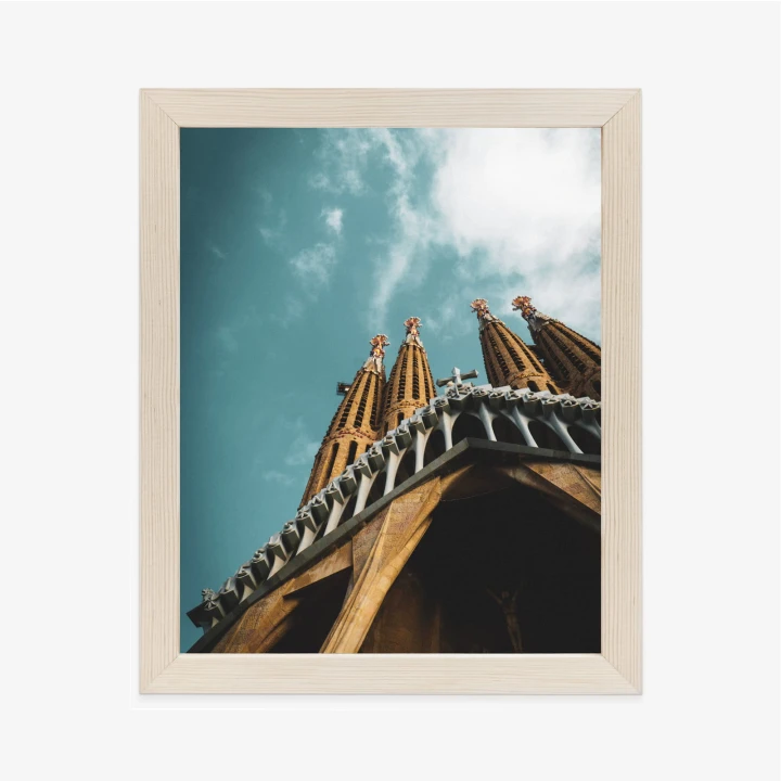 Plakat La Sagrada Familia Kościół W Barcelonie