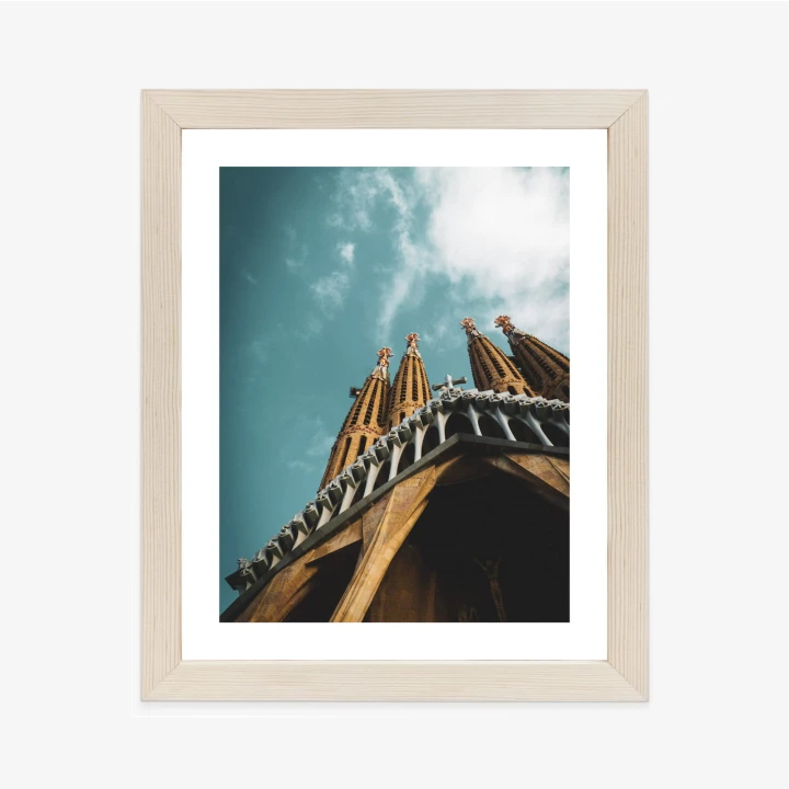 Plakat La Sagrada Familia Kościół W Barcelonie