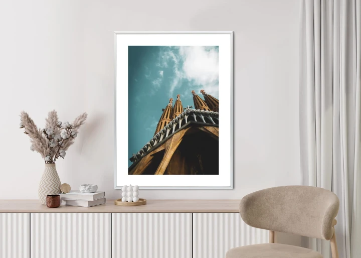 Plakat La Sagrada Familia Kościół W Barcelonie