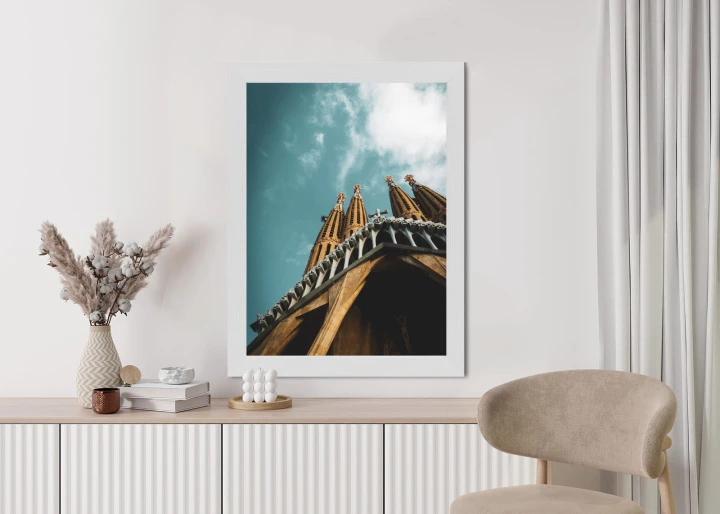 Plakat La Sagrada Familia Kościół W Barcelonie