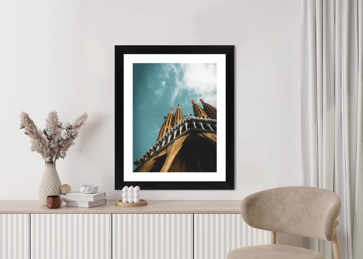 Plakat La Sagrada Familia Kościół W Barcelonie