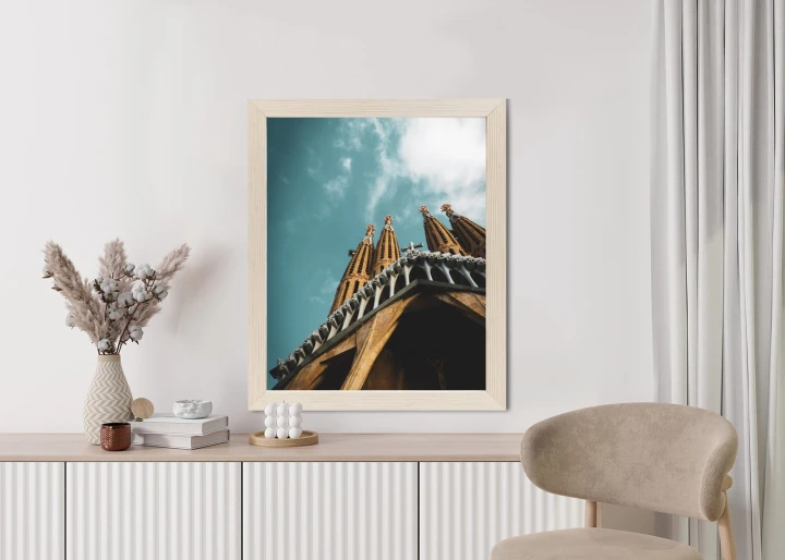 Plakat La Sagrada Familia Kościół W Barcelonie