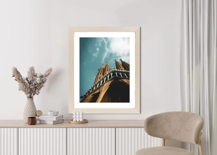 Plakat La Sagrada Familia Kościół W Barcelonie