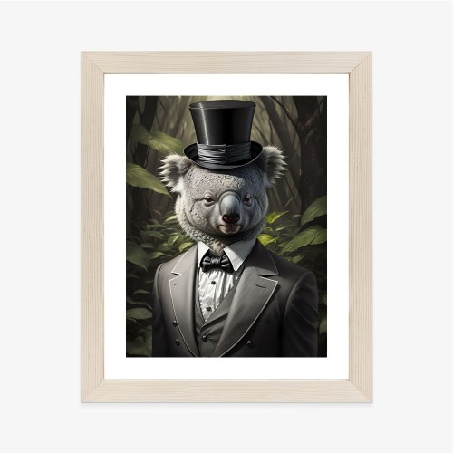 Plakat Koala W Garniturze