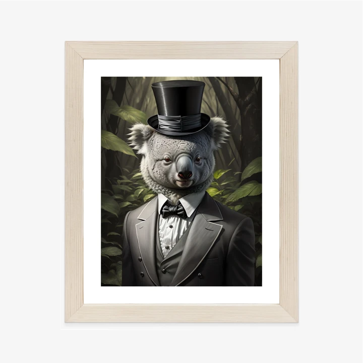 Plakat Koala W Garniturze