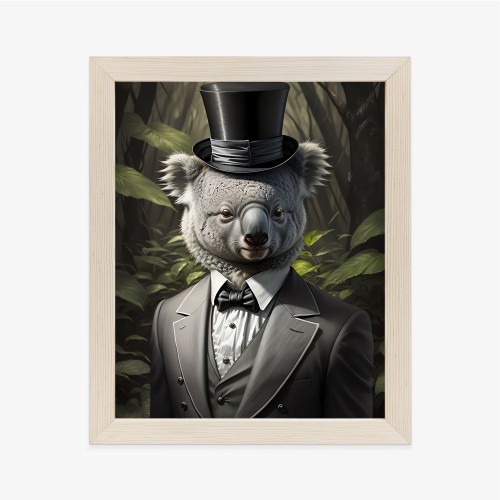 Plakat Koala W Garniturze