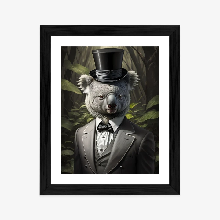 Plakat Koala W Garniturze