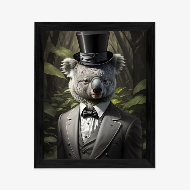 Plakat Koala W Garniturze