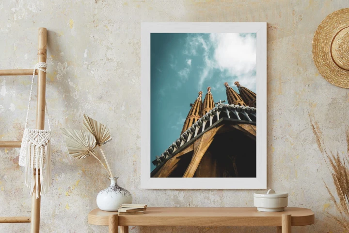 Plakat La Sagrada Familia Kościół W Barcelonie