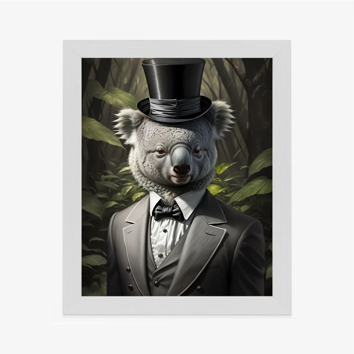 Plakat Koala W Garniturze