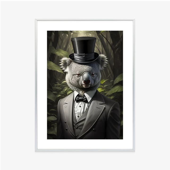 Plakat Koala W Garniturze