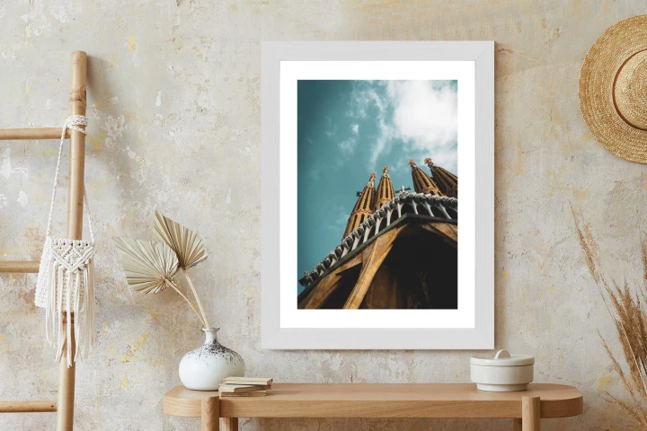 Plakat La Sagrada Familia Kościół W Barcelonie