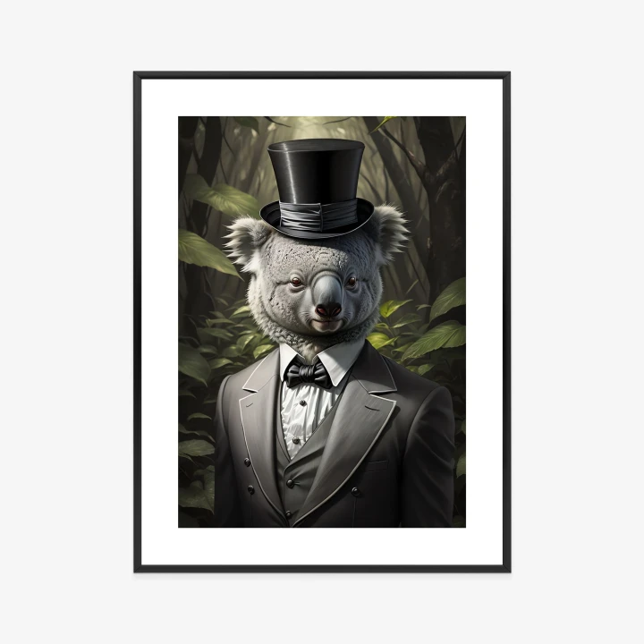 Plakat Koala W Garniturze