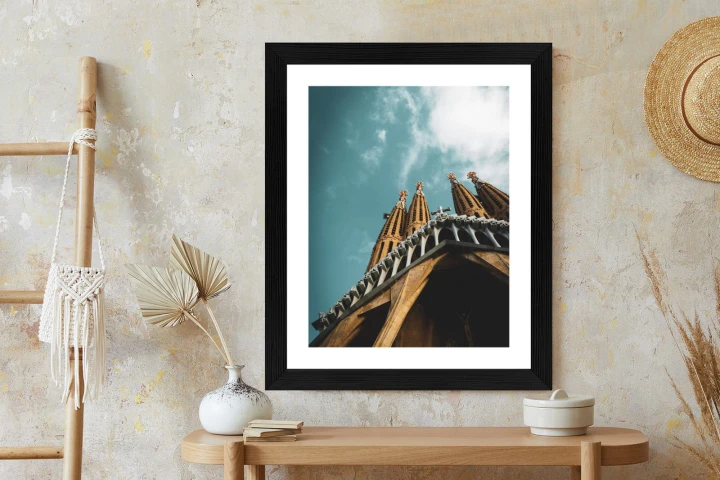 Plakat La Sagrada Familia Kościół W Barcelonie