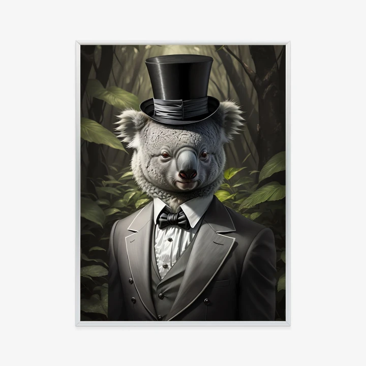 Plakat Koala W Garniturze