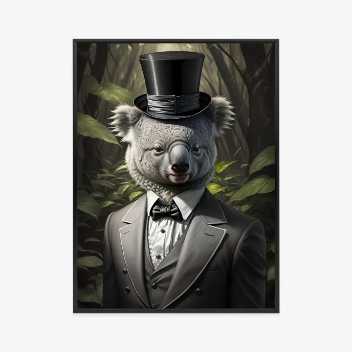 Plakat Koala W Garniturze