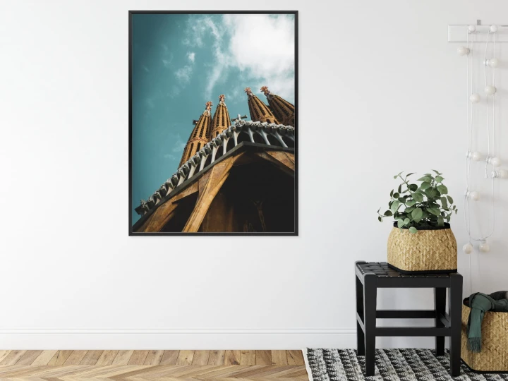 Plakat La Sagrada Familia Kościół W Barcelonie