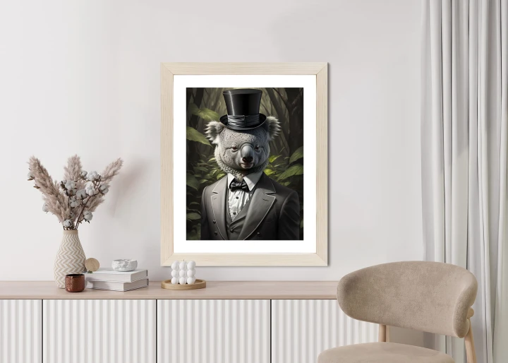 Plakat Koala W Garniturze