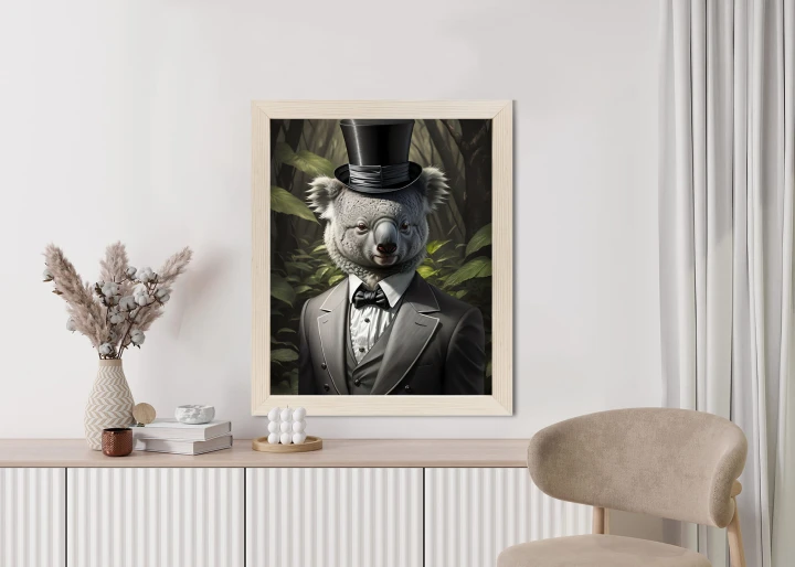 Plakat Koala W Garniturze