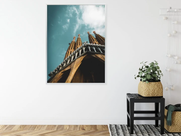 Plakat La Sagrada Familia Kościół W Barcelonie