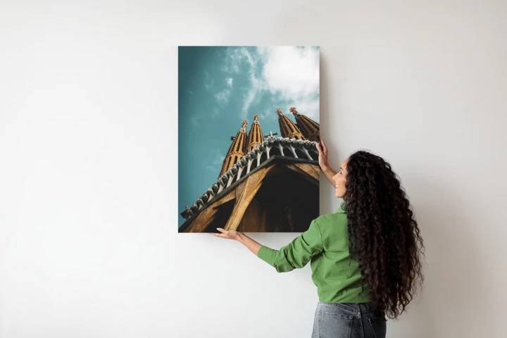 Plakat La Sagrada Familia Kościół W Barcelonie