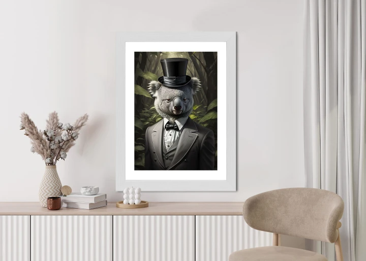 Plakat Koala W Garniturze