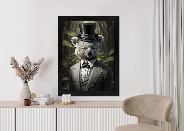 Plakat Koala W Garniturze