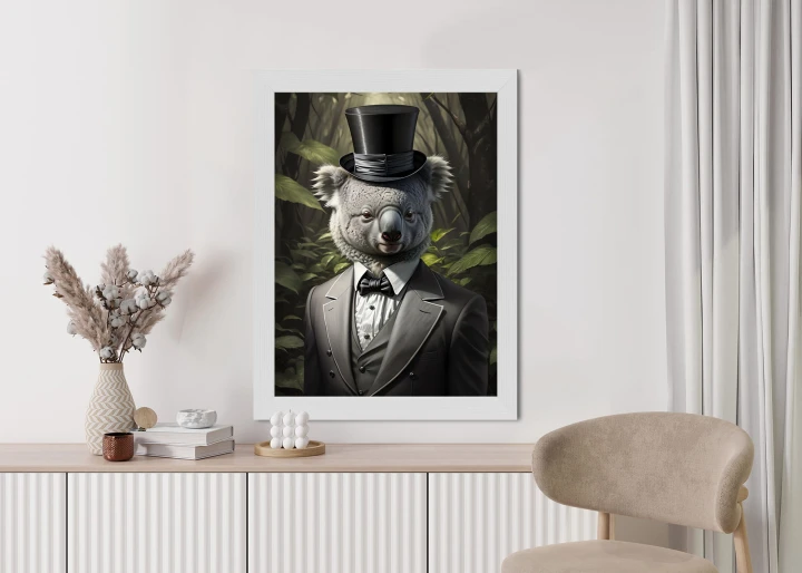 Plakat Koala W Garniturze