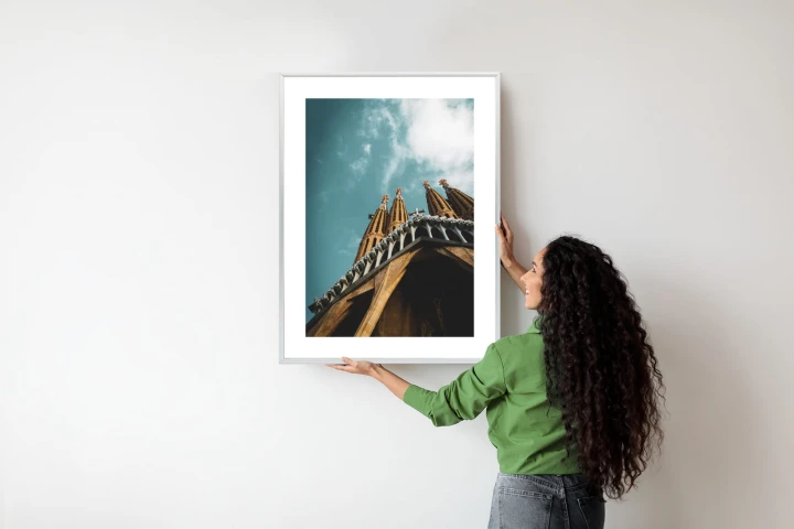 Plakat La Sagrada Familia Kościół W Barcelonie