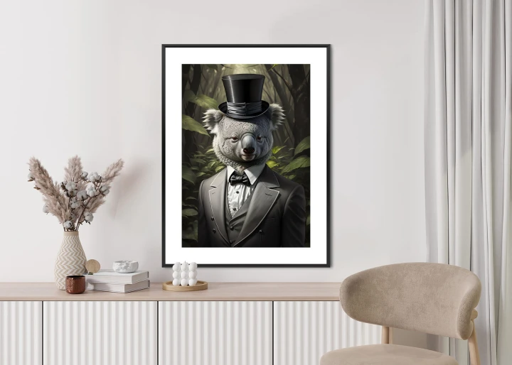 Plakat Koala W Garniturze