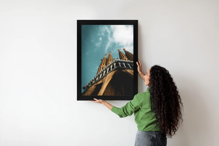 Plakat La Sagrada Familia Kościół W Barcelonie