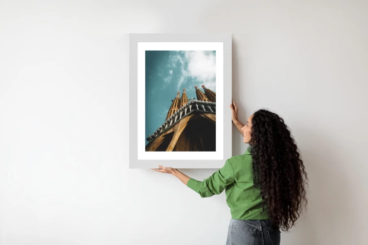 Plakat La Sagrada Familia Kościół W Barcelonie