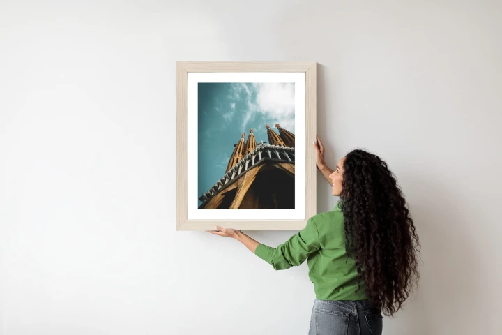 Plakat La Sagrada Familia Kościół W Barcelonie