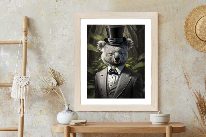 Plakat Koala W Garniturze