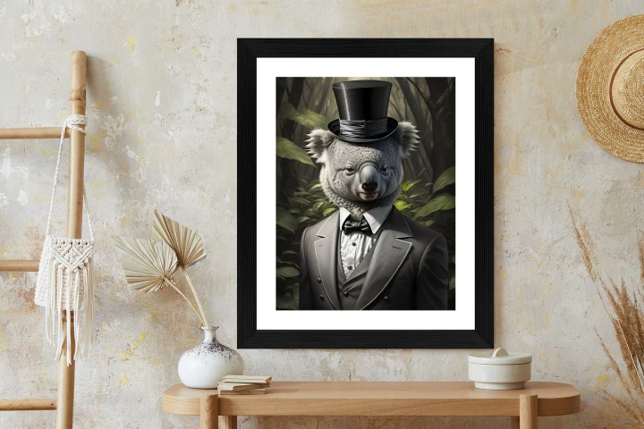 Plakat Koala W Garniturze