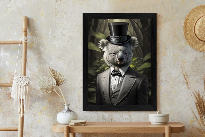 Plakat Koala W Garniturze