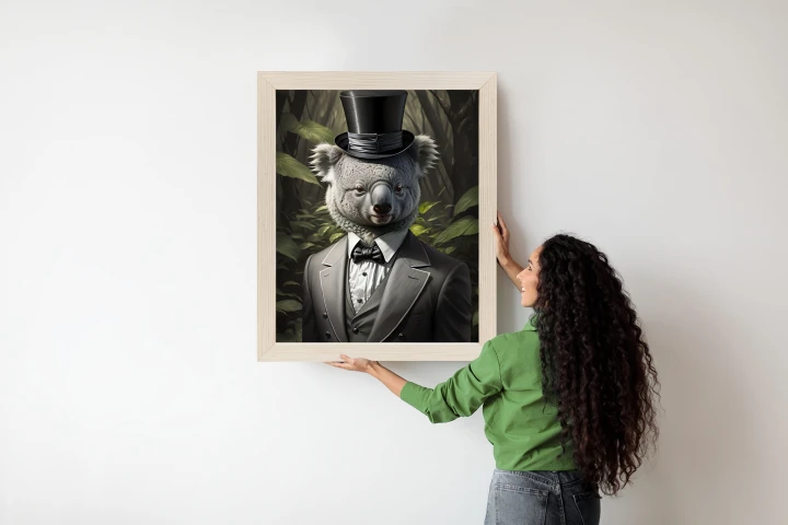 Plakat Koala W Garniturze