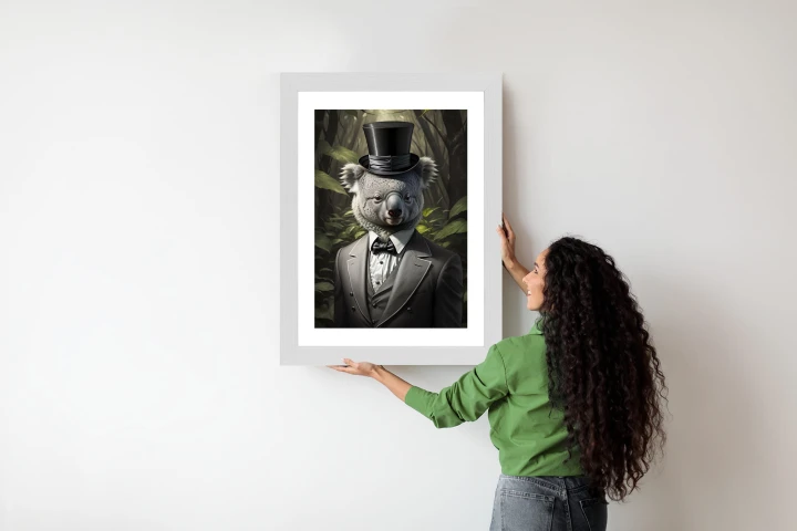 Plakat Koala W Garniturze