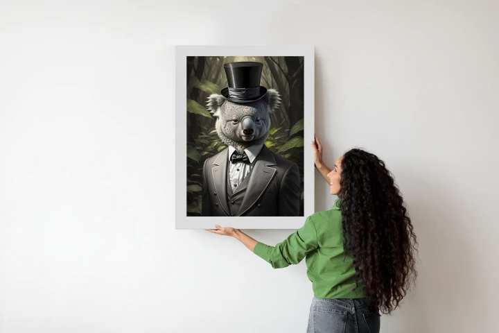 Plakat Koala W Garniturze