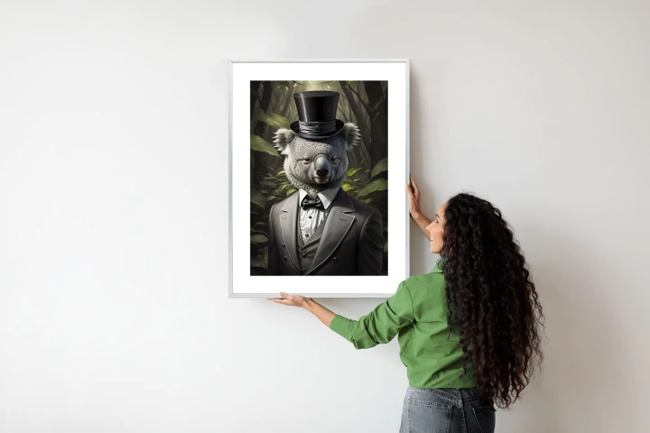 Plakat Koala W Garniturze