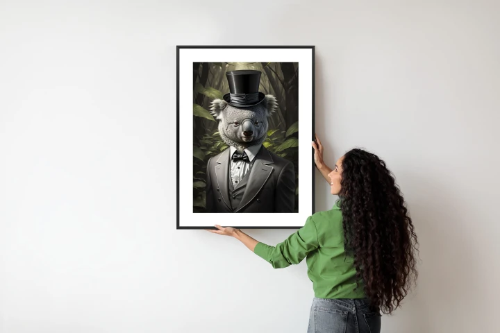 Plakat Koala W Garniturze