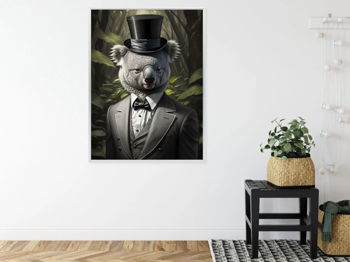 Plakat Koala W Garniturze