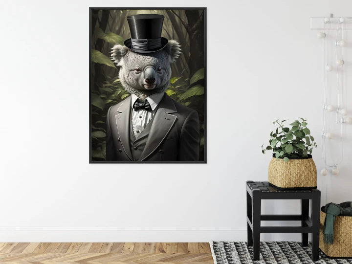 Plakat Koala W Garniturze